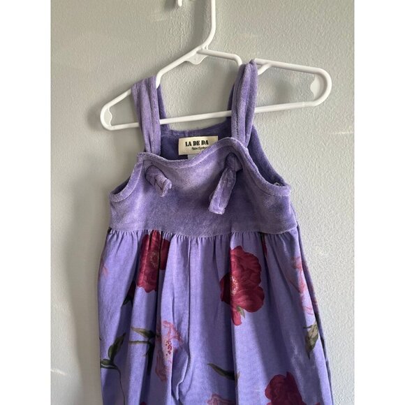 La De Da floral bubble romper 12M - Picture 2 of 7